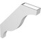 Ekena Millwork 3 1/2-in. W x 26-in. D x 32-in. H Funston Architectural Grade PVC Knee Brace BRCP035X26X32FST - alternate 3